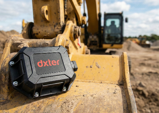 GPS map view with equipment location marker